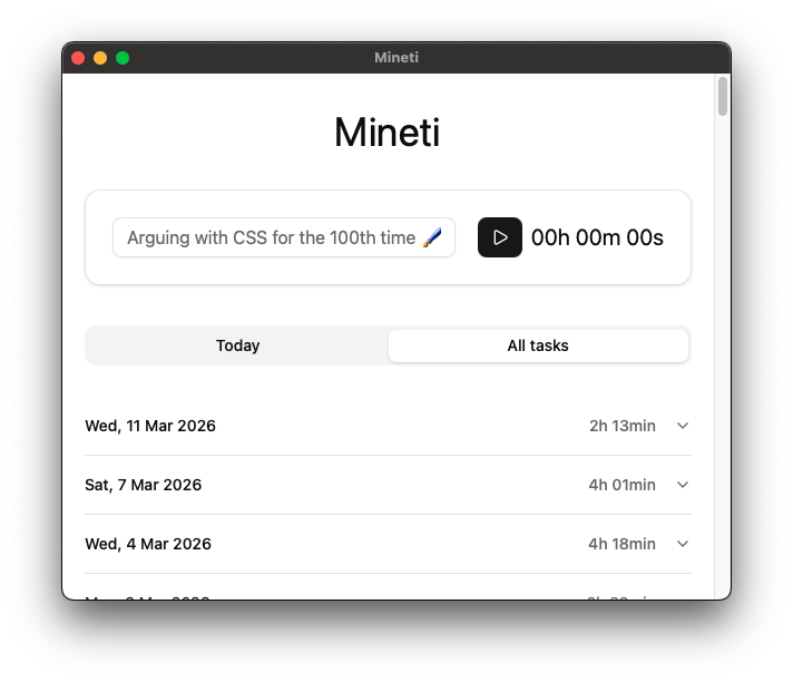 Mineti Screenshot 2