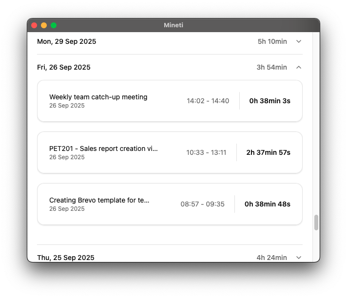 Mineti Screenshot 3